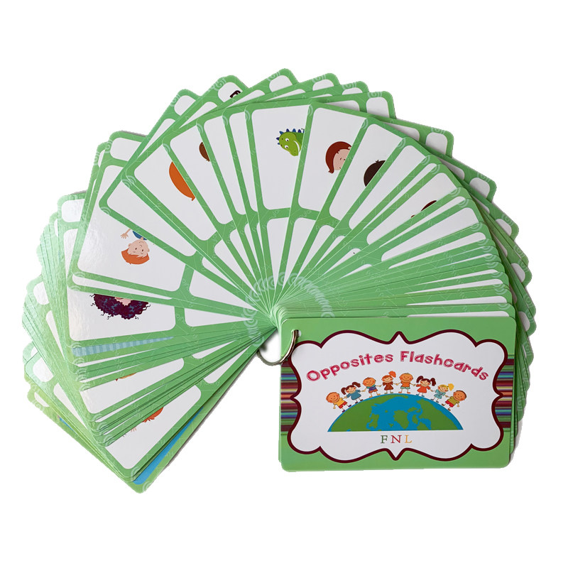 Kids Toys Learning - The 100 Groups Opposites Flashcards English
