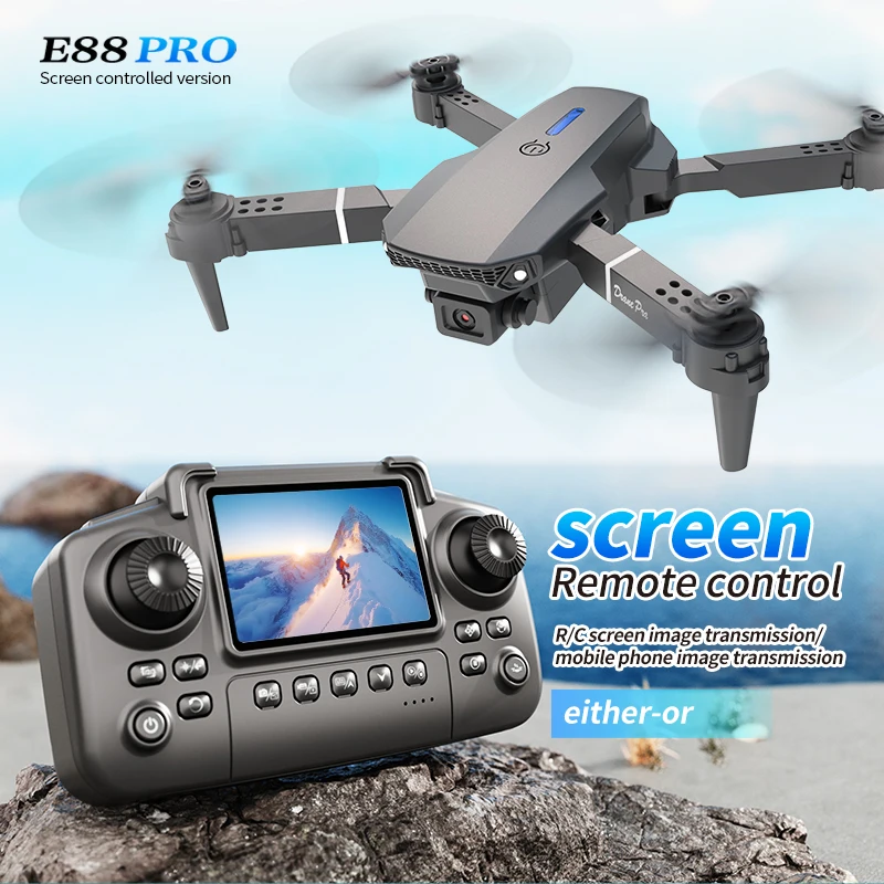 Kids Toys Drone - Professional E88 PRO Drone with screen