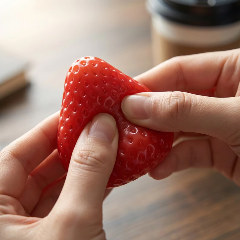 Kids Toys In Wholesale - Squishy Big Strawberry Squeeze Toy Kids