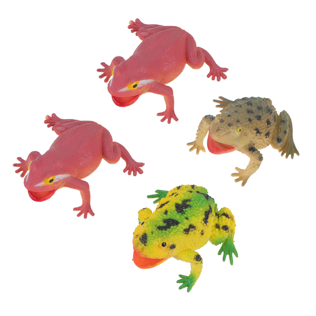 Kids Toys Vehicle - 4Pcs Squeeze Frog Sound Prank Fun