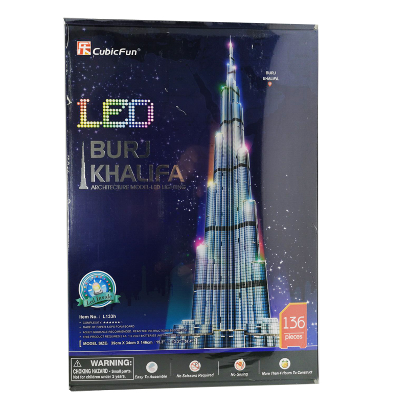 Kids Toys Dubai - 3d Puzzles 1.5m Dubai Burj Khalifa