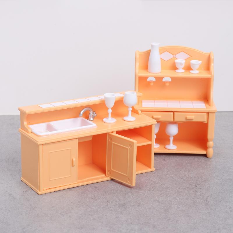 (.) 1 Set Dollhouse Kitchen Fu - огляд і ціна Dollhouse Furniture Set