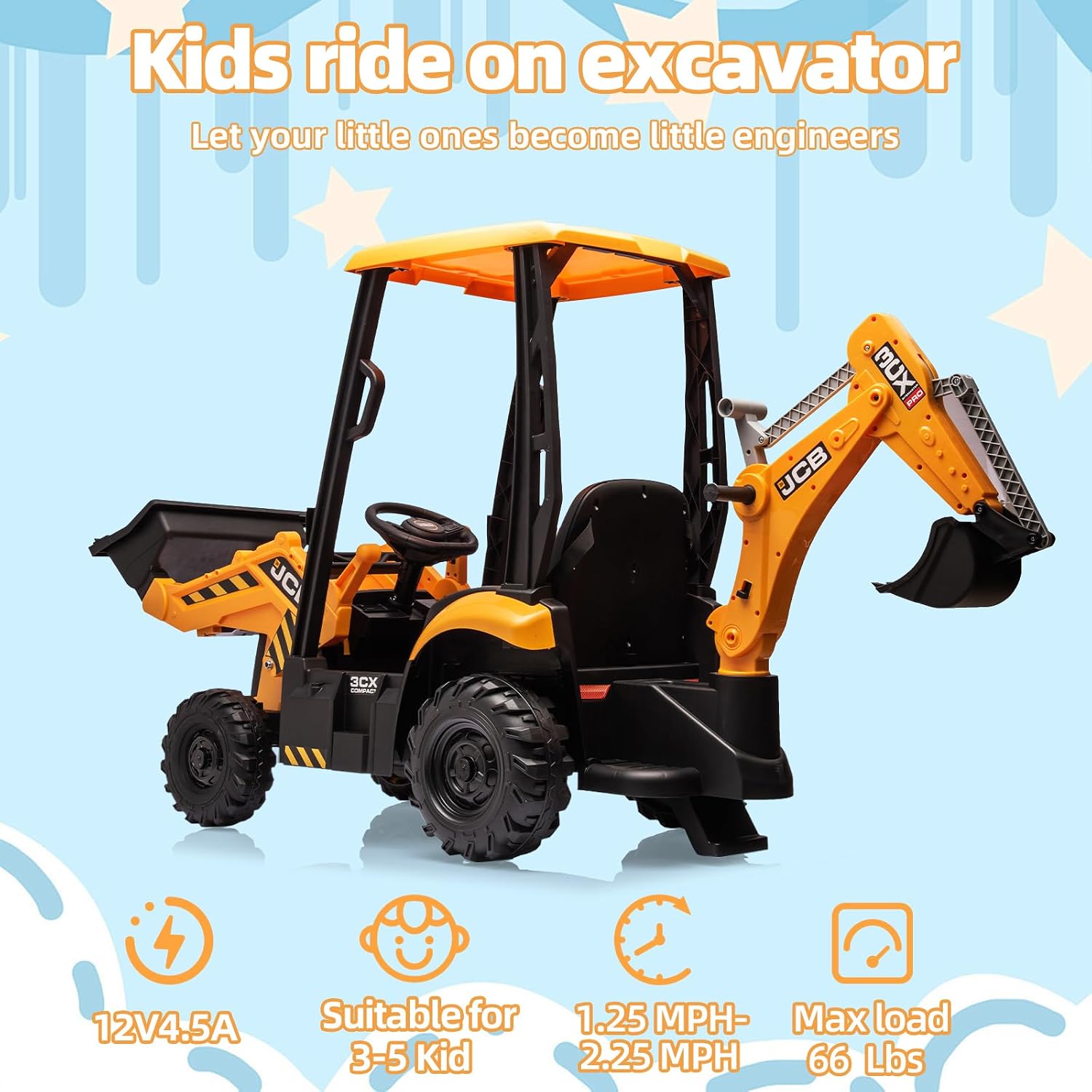 Officially Licensed JCB 12V Ri - огляд і ціна Kids Toys Jcb