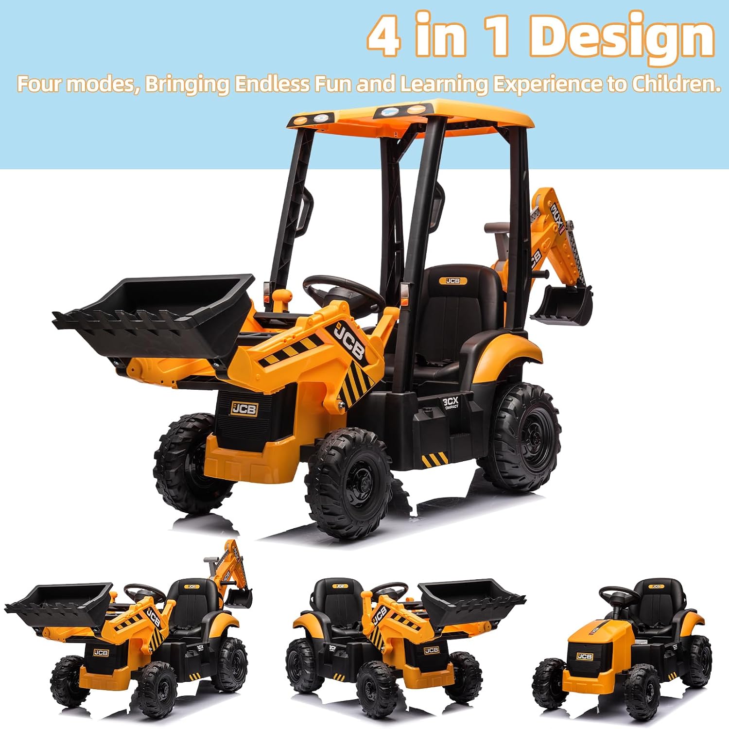 Officially Licensed JCB 12V Ri - огляд і ціна Kids Toys Jcb