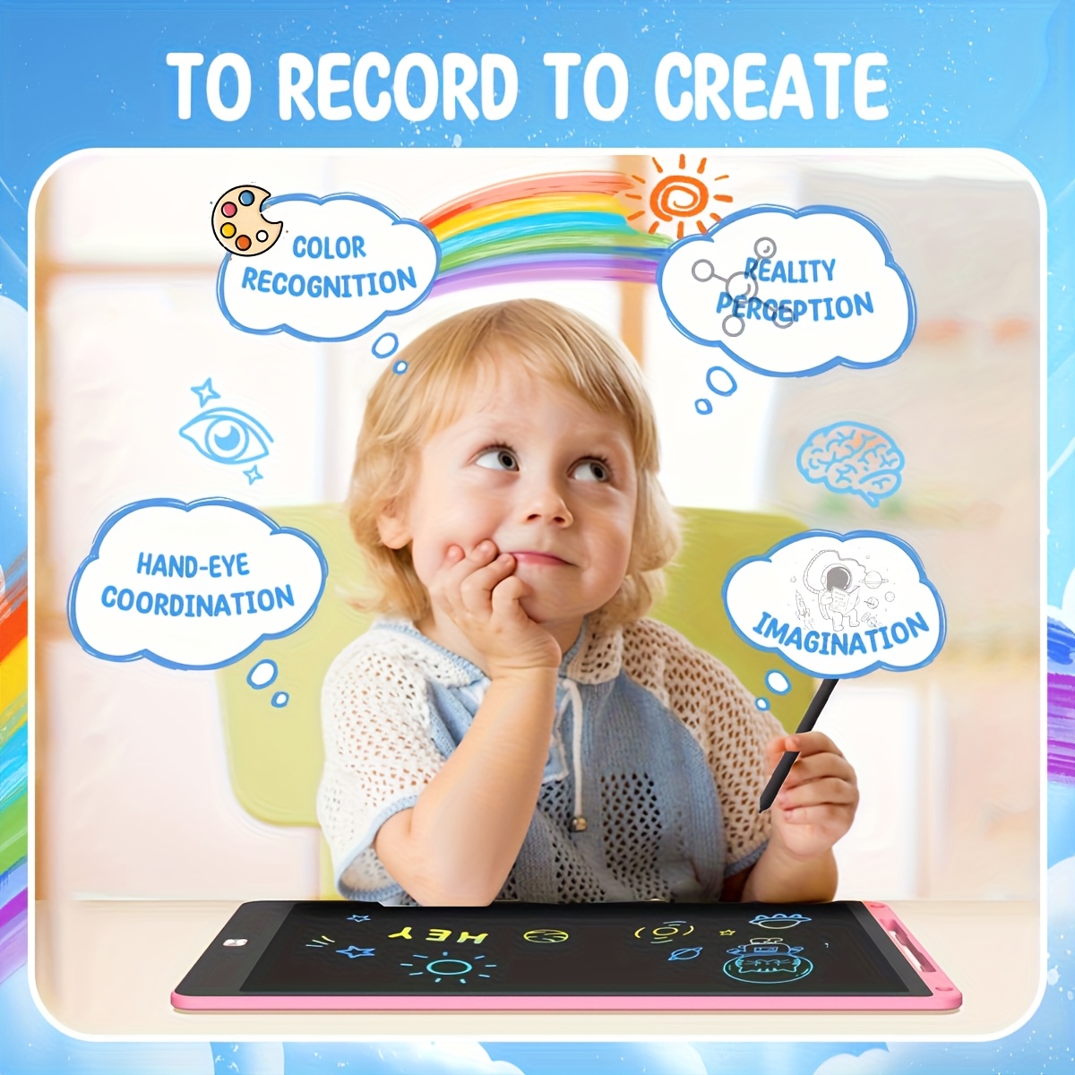 30pcs of 8.5 Inch LCD Drawing  - огляд і ціна Kids Toys Learning