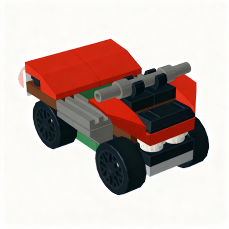 144pcs MOC Fire Truck Quad Cit - огляд і ціна Kids Toys Quad