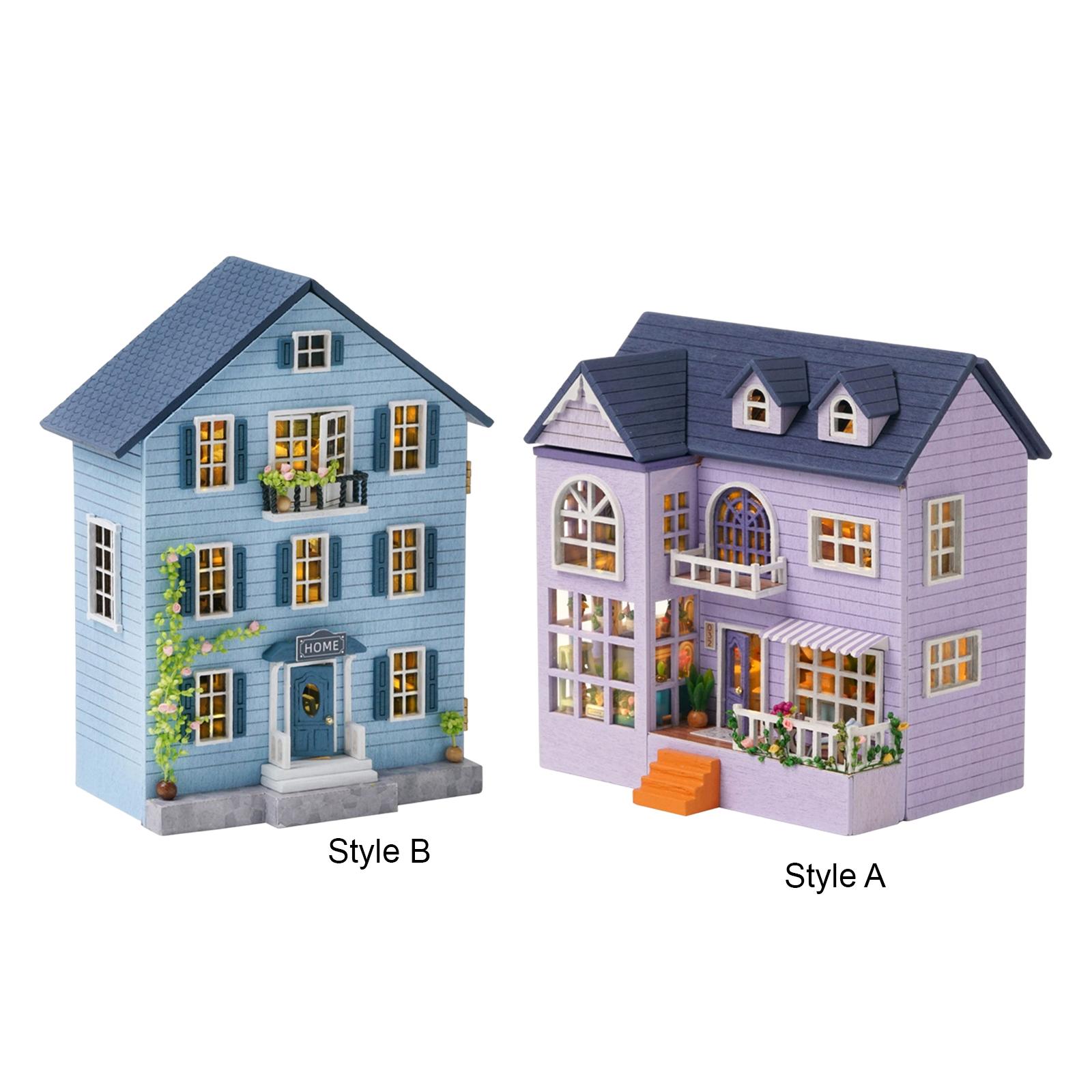 Creative Wooden Dollhouse DIY  - огляд і ціна Dollhouse Furniture Set