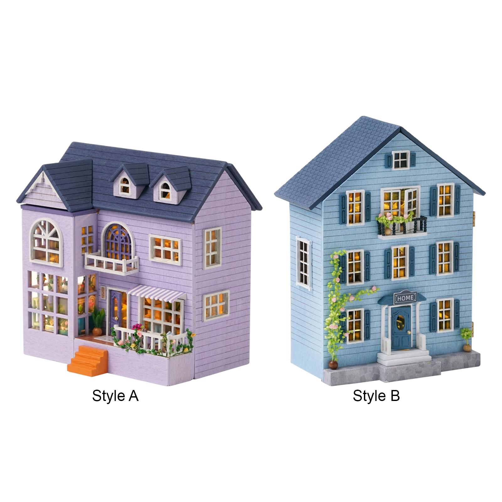 Creative Wooden Dollhouse DIY  - огляд і ціна Dollhouse Furniture Set