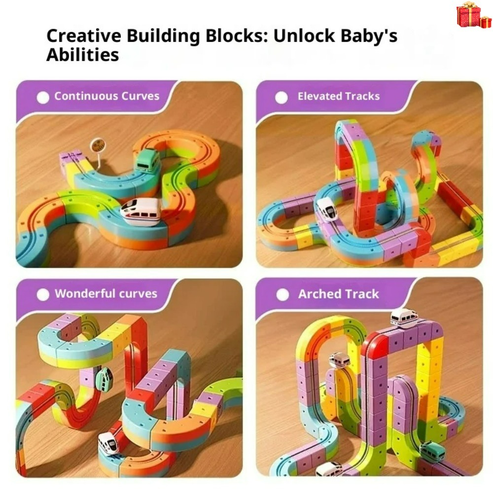 Electric Magnetic Track Set wi - огляд і ціна Kids Toys Vehicle