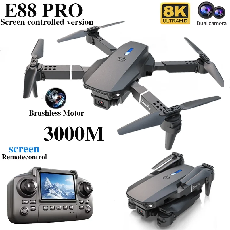Professional E88 PRO Drone wit - огляд і ціна Kids Toys Drone