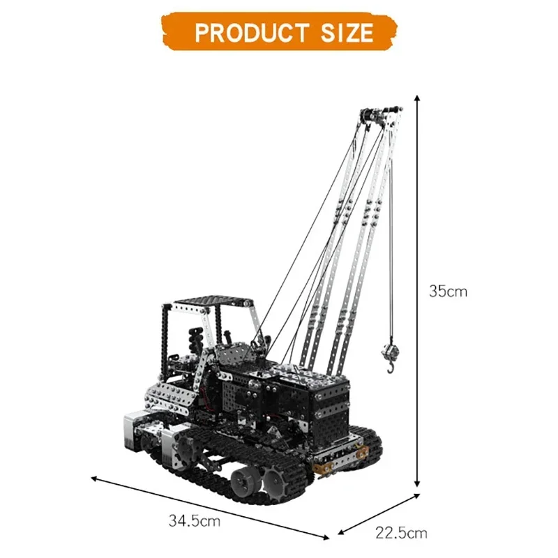 DIY Metal RC Crane Electric Ho - огляд і ціна Kids Toys Vehicle