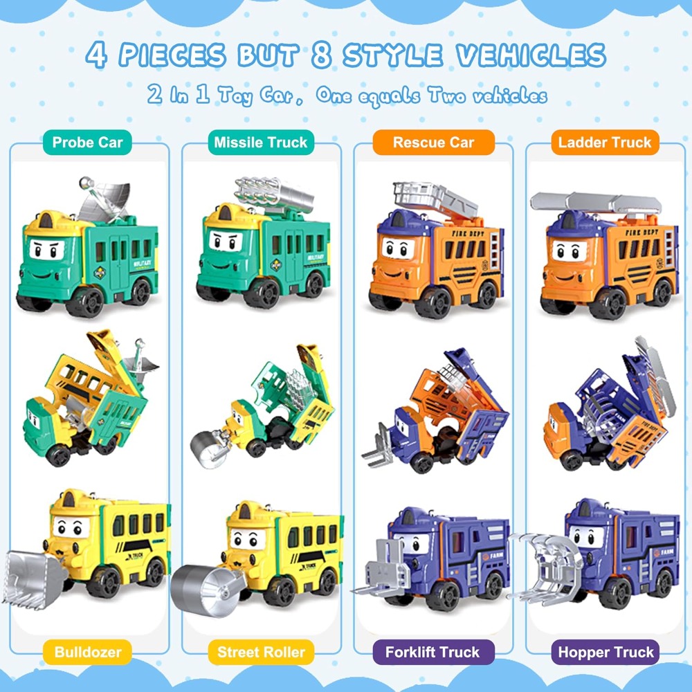 Flip Racers Transformable Cars - огляд і ціна Kids Toys Vehicle