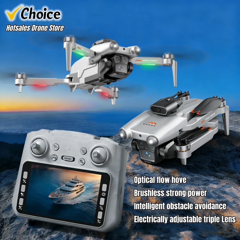 M6 Drone 8K Triple HD Lens 4.5 - огляд і ціна Kids Toys Quad