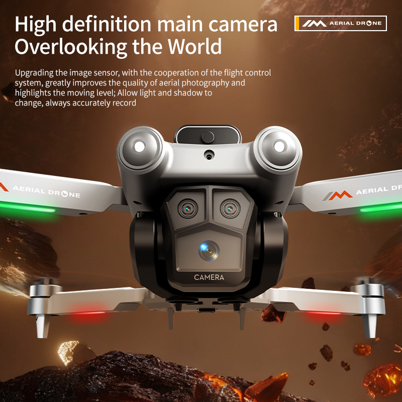 M6 Drone 8K Triple HD Lens 4.5 - огляд і ціна Kids Toys Quad