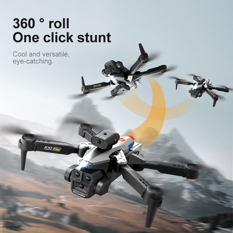 K10 Max RC Drone HD 4K Plane 3 - огляд і ціна Kids Toys Drone