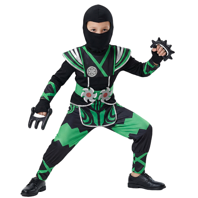 Green Ninja Costume for Kids w - огляд і ціна Kids Toys Play
