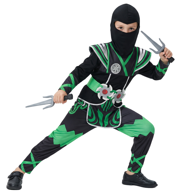Green Ninja Costume for Kids w - огляд і ціна Kids Toys Play