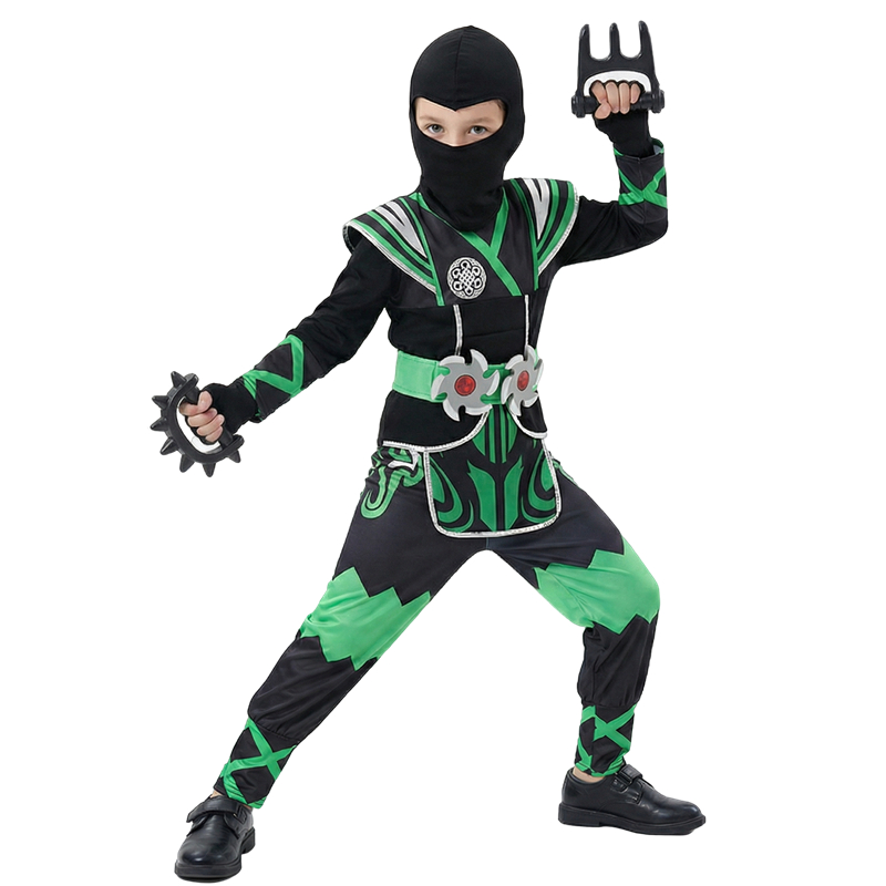 Green Ninja Costume for Kids w - огляд і ціна Kids Toys Play