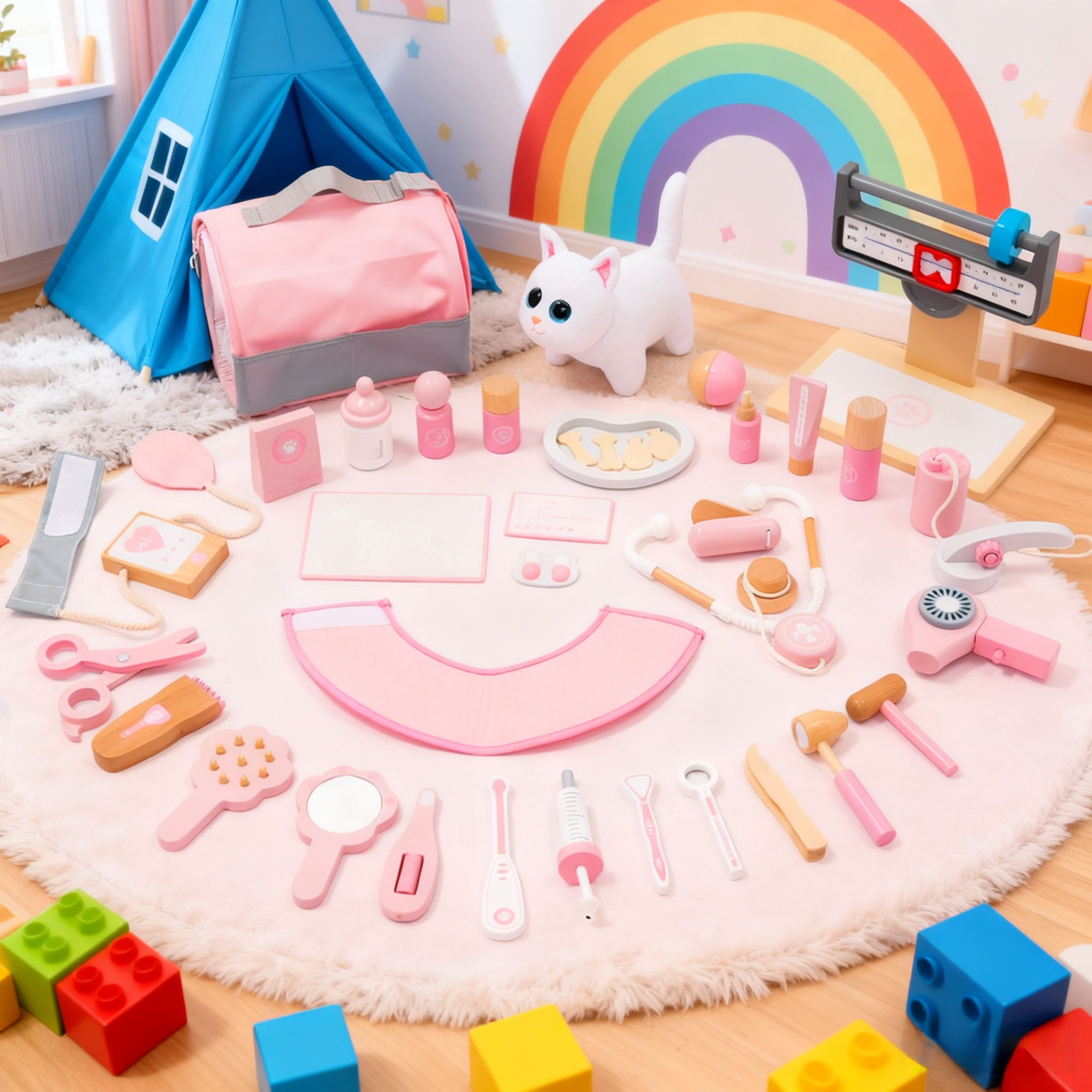 Kids Pretend Play Pet Doctor T - огляд і ціна Kids Toys Doctor Set