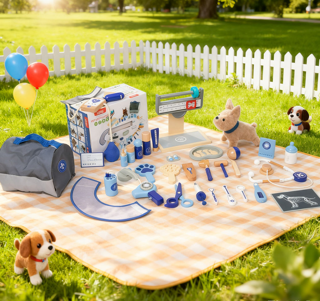 Kids Pretend Play Pet Doctor T - огляд і ціна Kids Toys Doctor Set