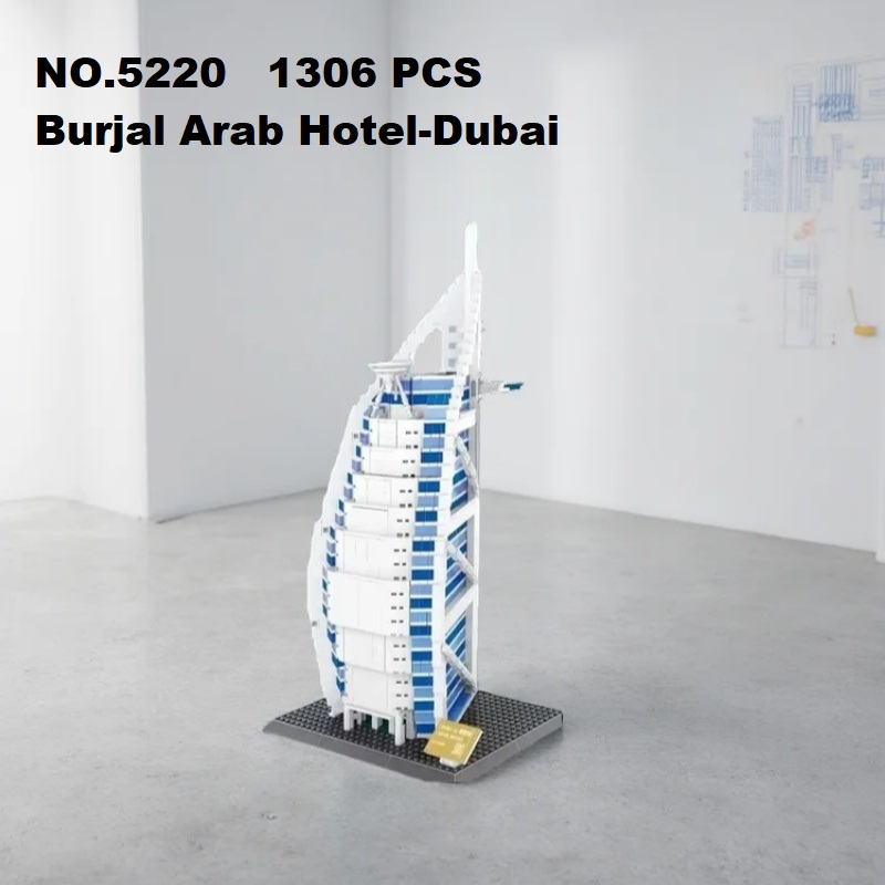 1306pcs Burjal Arab Hotel Duba - огляд і ціна Kids Toys Dubai