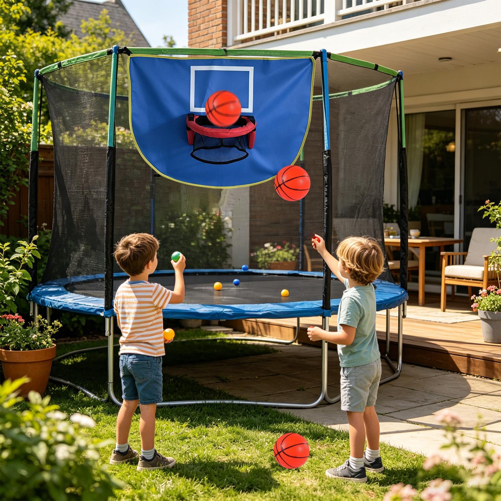 Trampoline Hoop with Pump & 3  - огляд і ціна Basketball Hoop Kids Indoor