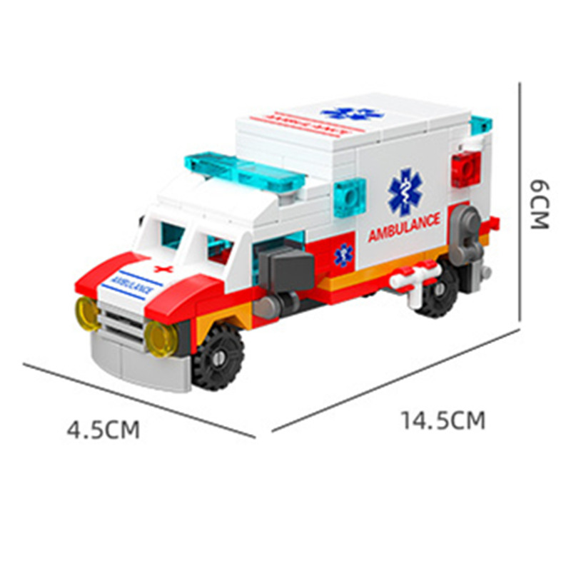 6in1 NEW Ambulance Escort Car  - огляд і ціна Kids Toys Doctor Set