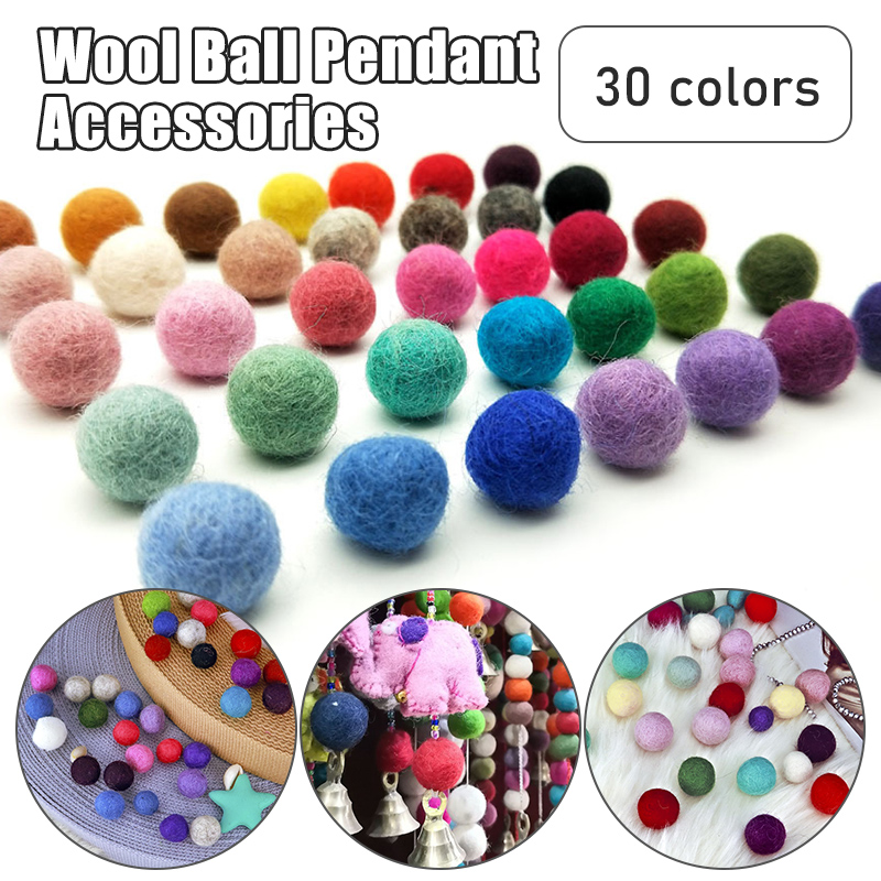 10/30pcs 2cm Wool Felt Balls R - огляд і ціна Kids Toys In Wholesale