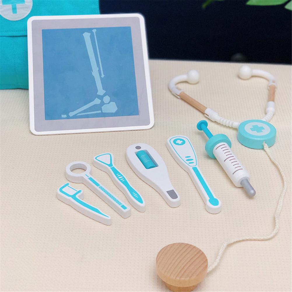17Pcs Set Children Wooden Doct - огляд і ціна Kids Toys Doctor Set
