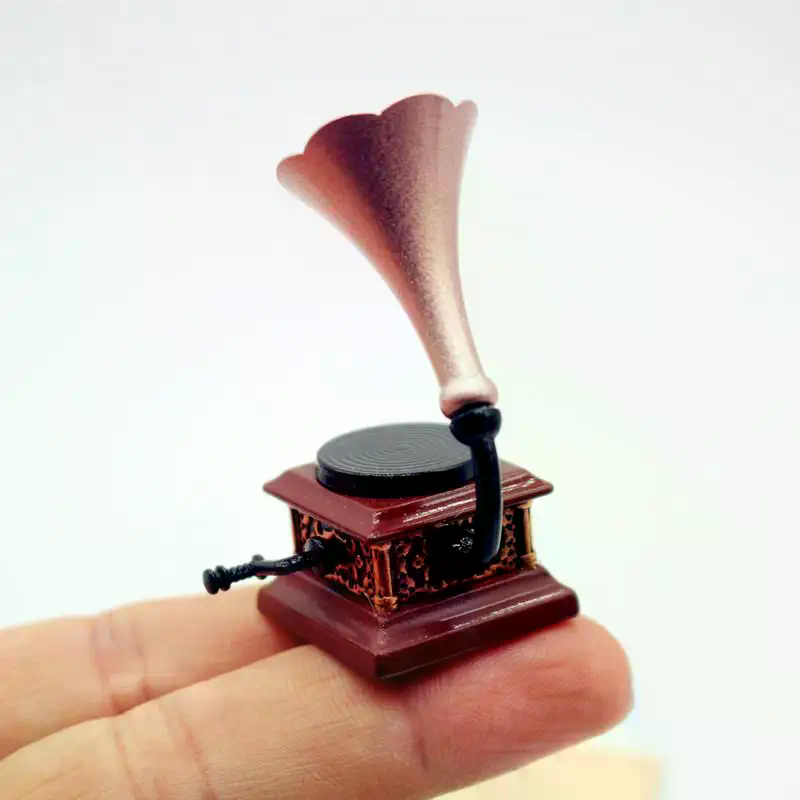 Dollhouse Vintage Phonograph M - огляд і ціна Kids Toys Play