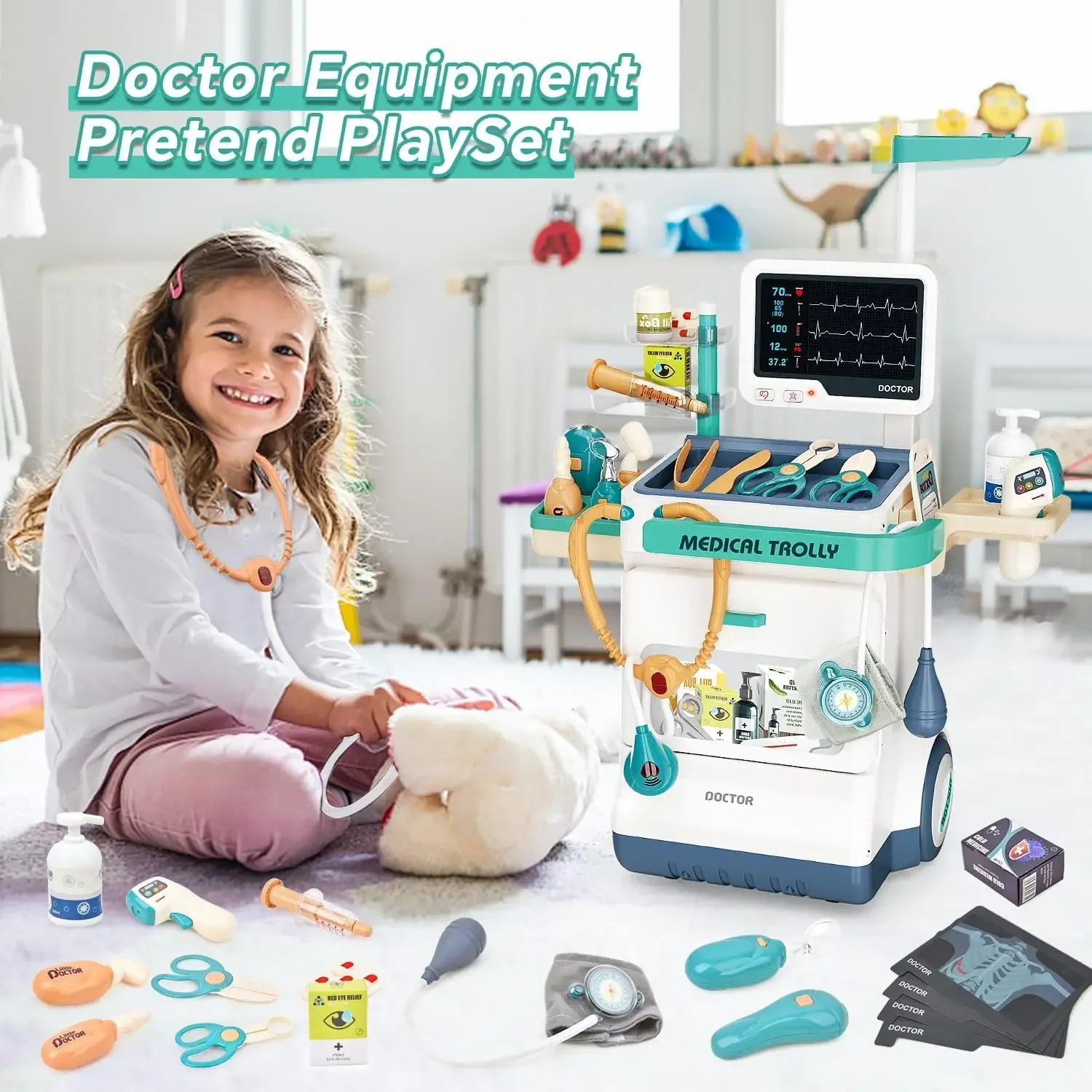 Doctor Medical Play Set Doctor - огляд і ціна Kids Toys Doctor Set