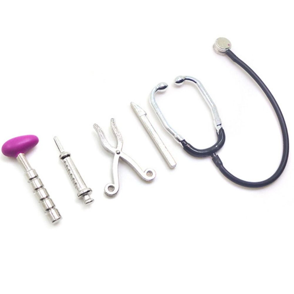 1/6 1/12 Scale Dollhouse Steth - огляд і ціна Kids Toys Doctor Set