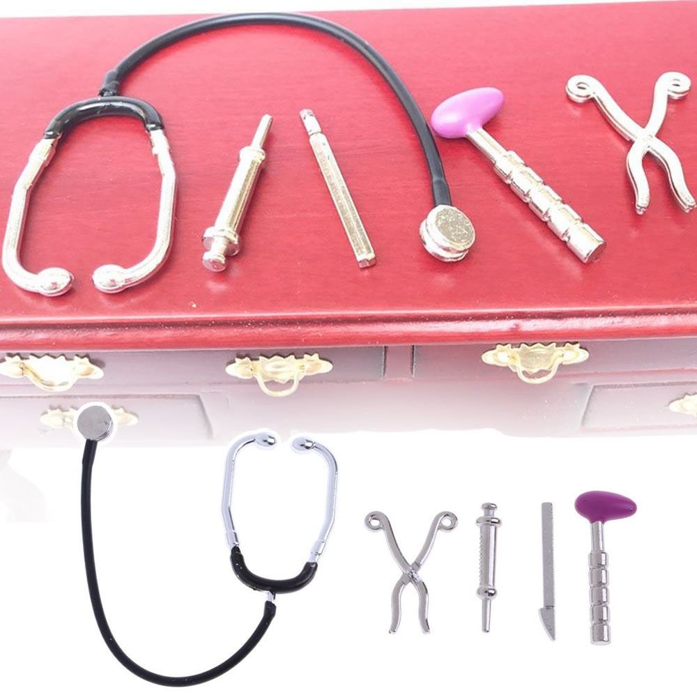 1/6 1/12 Scale Dollhouse Steth - огляд і ціна Kids Toys Doctor Set