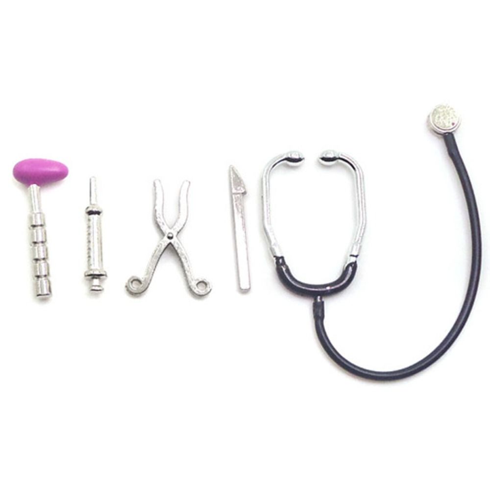 1/6 1/12 Scale Dollhouse Steth - огляд і ціна Kids Toys Doctor Set