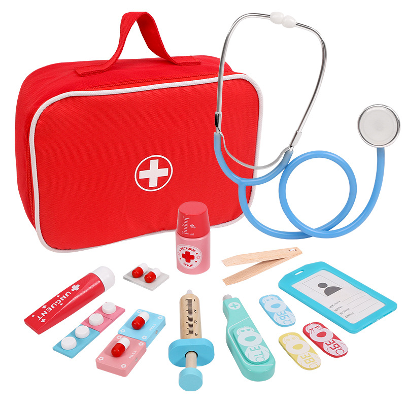 Wooden Pretend Play Doctor Edu - огляд і ціна Kids Toys Doctor Set