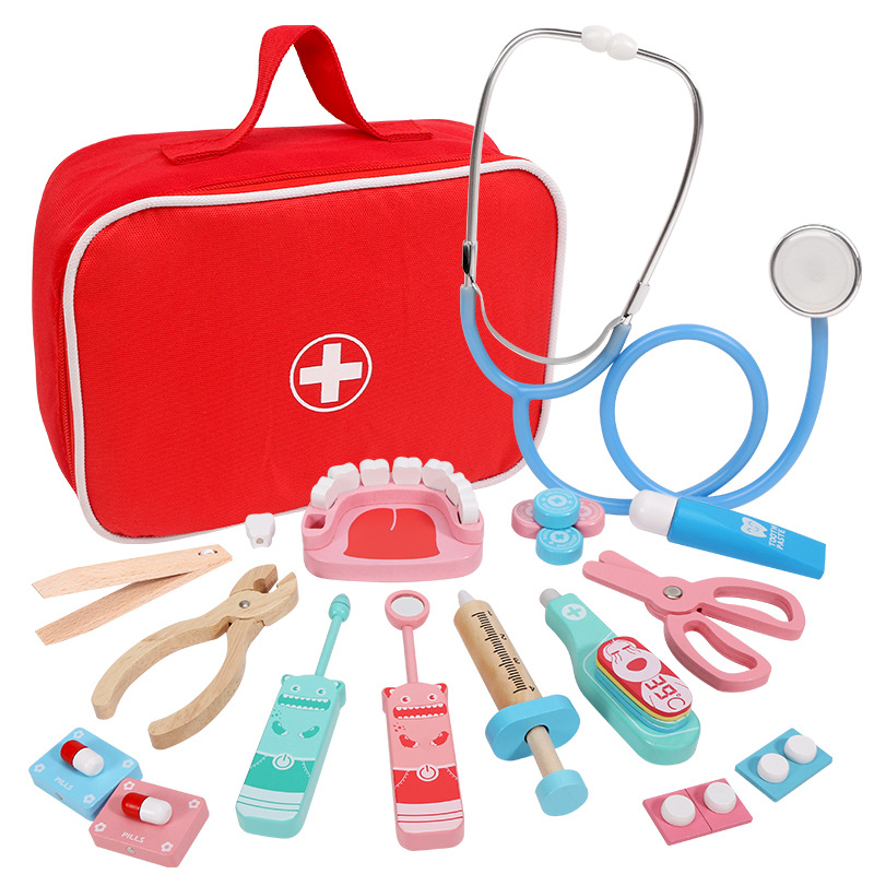 Wooden Pretend Play Doctor Edu - огляд і ціна Kids Toys Doctor Set