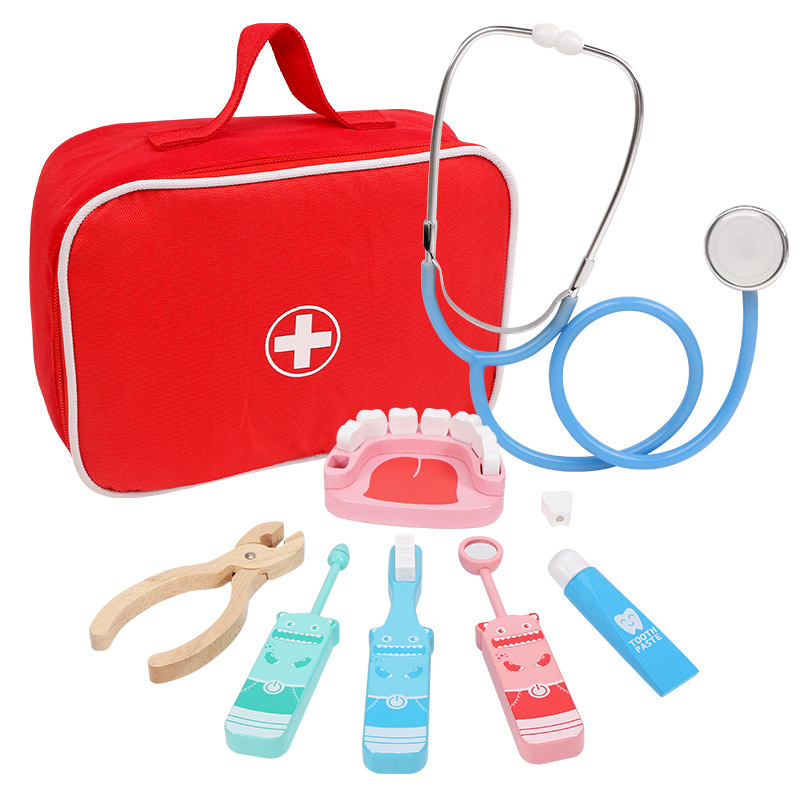 Wooden Pretend Play Doctor Edu - огляд і ціна Kids Toys Doctor Set