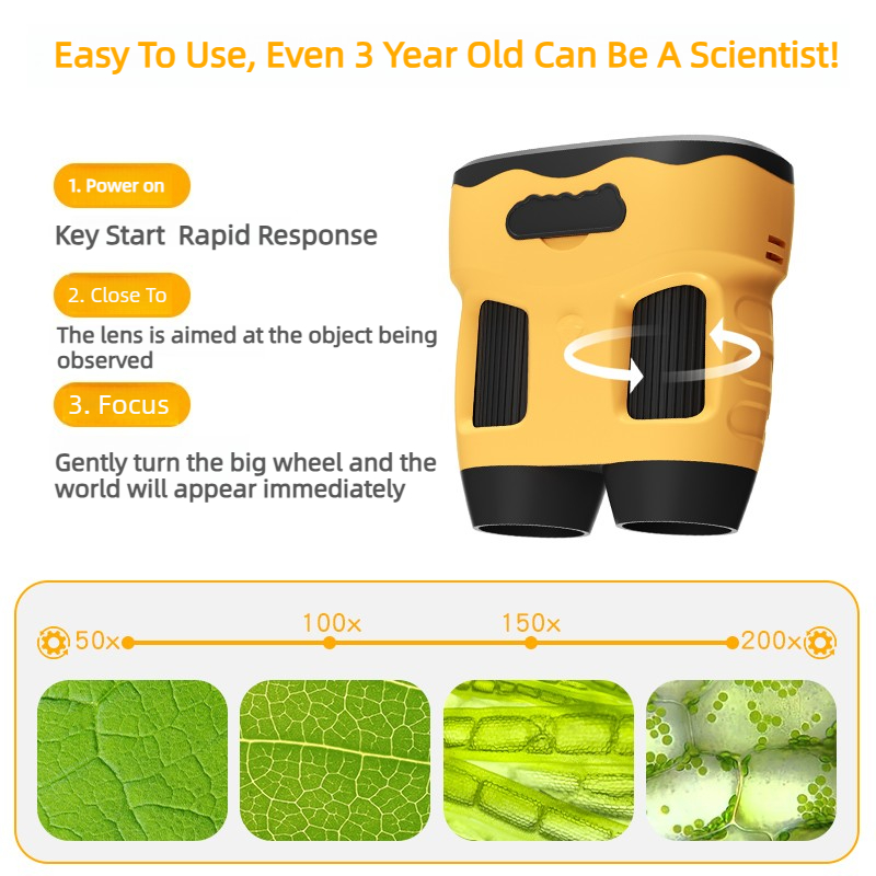 Microscope Camera Digital Hand - огляд і ціна Kids Toys Top View