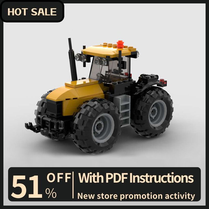 New 153Pcs Moc Tractor Jcb Fas - огляд і ціна Kids Toys Jcb