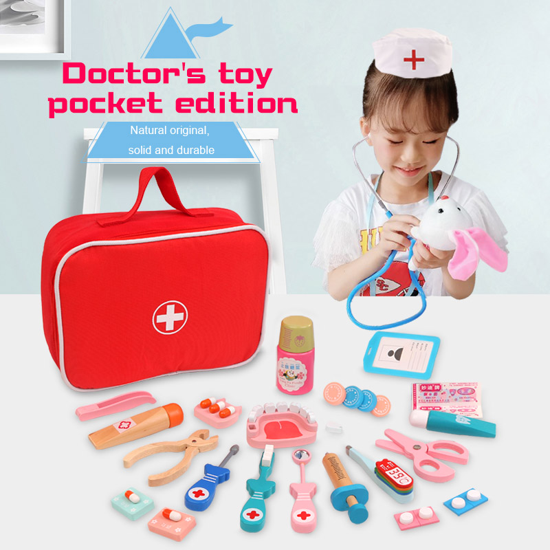 Pretend Play Doctor Toys Woode - огляд і ціна Kids Toys Doctor Set