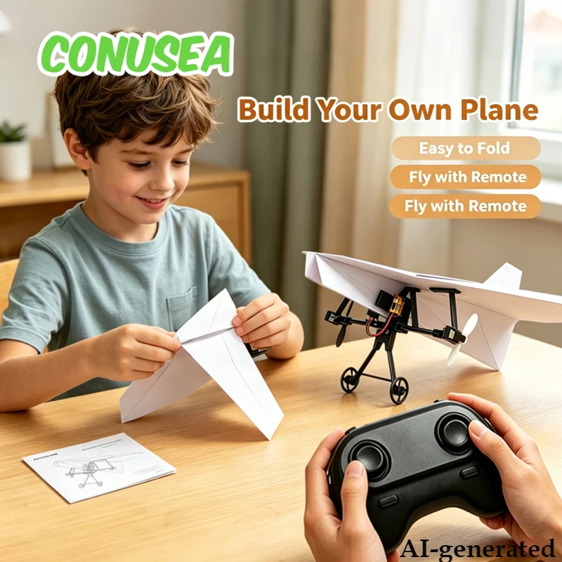 Remote Control Paper Airplanes - огляд і ціна Kids Toys Vehicle