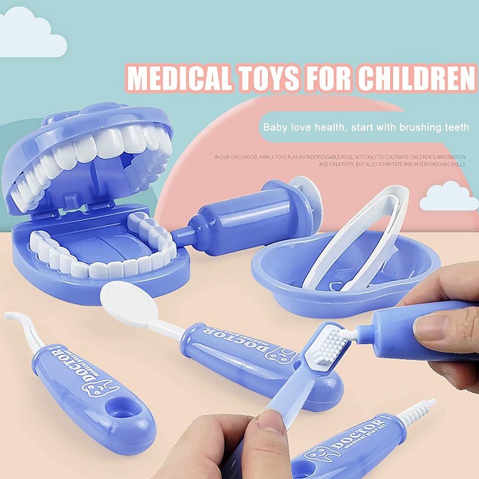9Pcs Dental Kit Toy Dentistry  - огляд і ціна Kids Toys Doctor Set