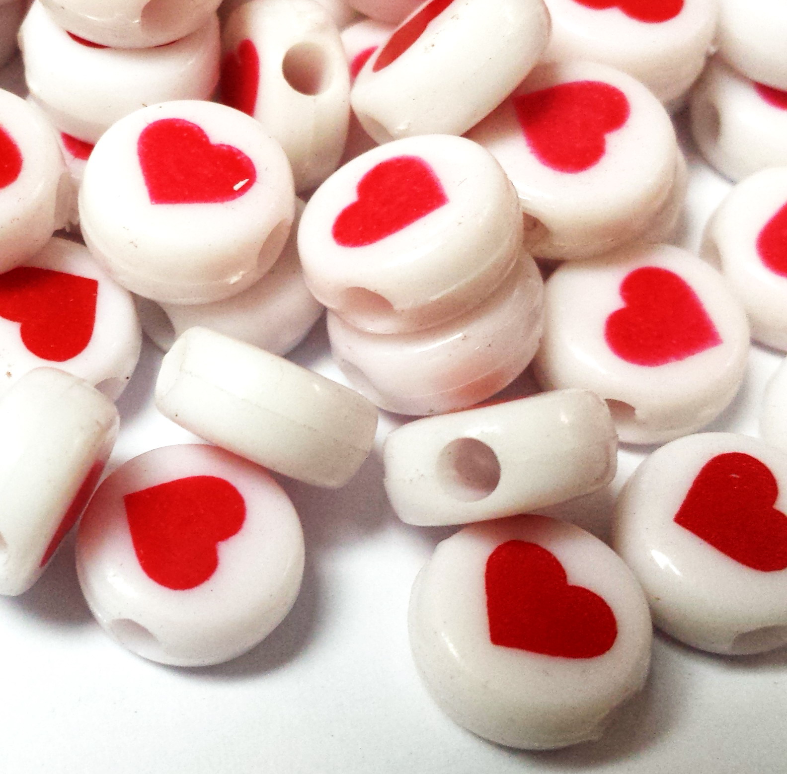 200pcs, 10mm, Round Heart Bead - огляд і ціна Kids Toys In Wholesale